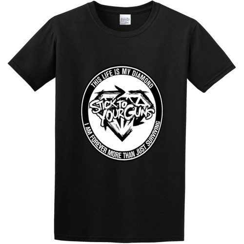 Stick to Your Guns Band Logo Hardcore Punk O-Neck 100% Cotton Short Sleeve Unisex T-Shirt Stick to Your Guns Band Logo Hardcore Punk O-Neck 100% Cotton Short Sleeve Unisex T-Shirt