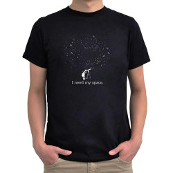 I Need My Space Astronomy O-Neck 100% Cotton Short Sleeve Unisex T-Shirt