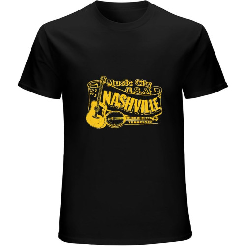 Nashville Vintage Country Music Opry Banjo Bluegrass Tennessee Grand Ole O-Neck 100% Cotton Short Sleeve Unisex T-Shirt Nashville Vintage Country Music Opry Banjo Bluegrass Tennessee Grand Ole O-Neck 100% Cotton Short Sleeve Unisex T-Shirt