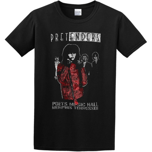 Pretenders 80 Concert Retro O-Neck 100% Cotton Short Sleeve Unisex T-Shirt Pretenders 80 Concert Retro O-Neck 100% Cotton Short Sleeve Unisex T-Shirt