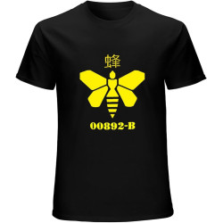 Walter White Barrel Bee Breaking Bad Inspired 00892-B O-Neck 100% Cotton Short Sleeve Unisex T-Shirt Walter White Barrel Bee Breaking Bad Inspired 00892-B O-Neck 100% Cotton Short Sleeve Unisex T-Shirt