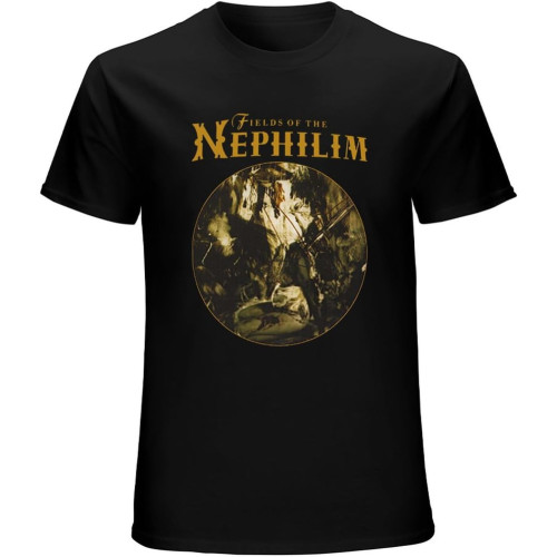 Men's NWT Fields of The Nephilim Elizium Gothic Rock Album Band Music T-Shirt Black Men's NWT Fields of The Nephilim Elizium Gothic Rock Album Band Music T-Shirt Black