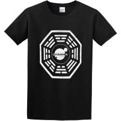 Lost Dharma Initiative O-Neck 100% Cotton Short Sleeve Unisex T-Shirt
