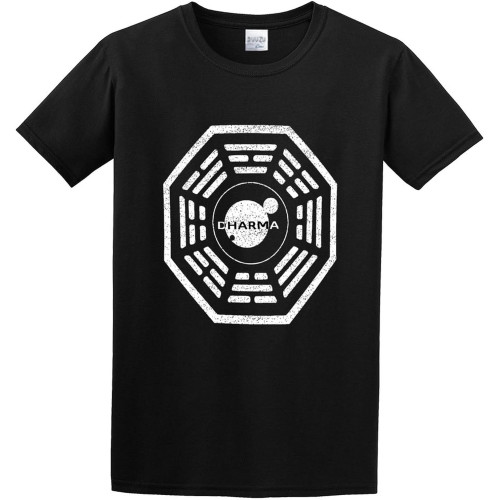 Lost Dharma Initiative O-Neck 100% Cotton Short Sleeve Unisex T-Shirt