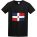 Dominican Republic Grunge Style Flag O-Neck 100% Cotton Short Sleeve Unisex T-Shirt