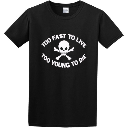 Too Fast to Live Young to Die Seditionaries Punk O-Neck 100% Cotton Short Sleeve Unisex T-Shirt