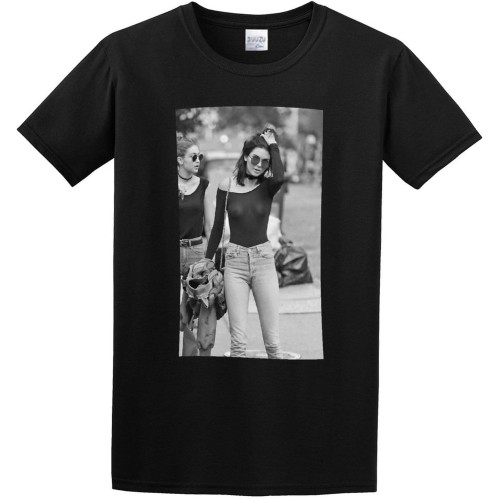 Kendall Jenner Gigi Hadid Free The Nipple Piercing O-Neck 100% Cotton Short Sleeve Unisex T-Shirt