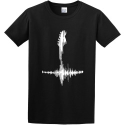 Guitar Frequency Music Electric Acoustic Bass Guitarist O-Neck 100% Cotton Short Sleeve Unisex T-Shirt Guitar Frequency Music Electric Acoustic Bass Guitarist O-Neck 100% Cotton Short Sleeve Unisex T-Shirt