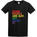 Some People are Gay. Get Over It! Gay Lesbians O-Neck 100% Cotton Short Sleeve Unisex T-Shirt