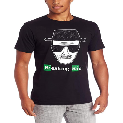 Breaking Bad Walter White O-Neck 100% Cotton Short Sleeve Unisex T-Shirt Breaking Bad Walter White O-Neck 100% Cotton Short Sleeve Unisex T-Shirt