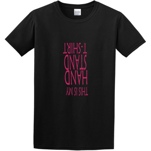 This is My Handstand : Junior Fit Basic Fine O-Neck 100% Cotton Short Sleeve Unisex T-Shirt This is My Handstand : Junior Fit Basic Fine O-Neck 100% Cotton Short Sleeve Unisex T-Shirt