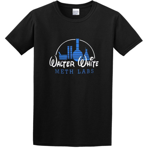 Walter White Breaking Bad Inspired Meth Labs O-Neck 100% Cotton Short Sleeve Unisex T-Shirt Walter White Breaking Bad Inspired Meth Labs O-Neck 100% Cotton Short Sleeve Unisex T-Shirt