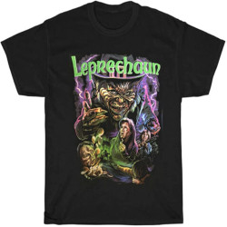 Leprechaun Exclusive Limited T-Shirt 1993 Movie Reprint Unisex Cotton