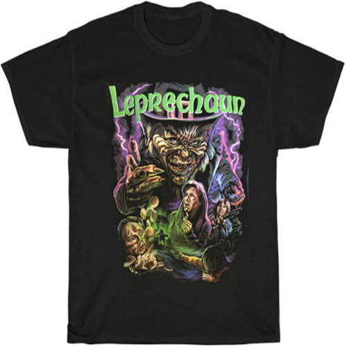 Leprechaun Exclusive Limited T-Shirt 1993 Movie Reprint Unisex Cotton Leprechaun Exclusive Limited T-Shirt 1993 Movie Reprint Unisex Cotton