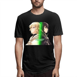 Seraph of The End Comfortable Short Sleeve Shirts Crew Neck Personality Fashion T-Shirt Seraph of The End Comfortable Short Sleeve Shirts Crew Neck Personality Fashion T-Shirt