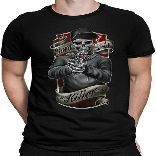 Killer Skeleton T-Shirt DTG Printed - Undead Zombie Killer Skeleton T-Shirt DTG Printed - Undead Zombie