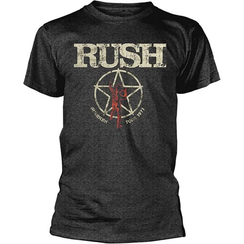 Rush 'American Tour 1977' T-Shirt - & ! Black