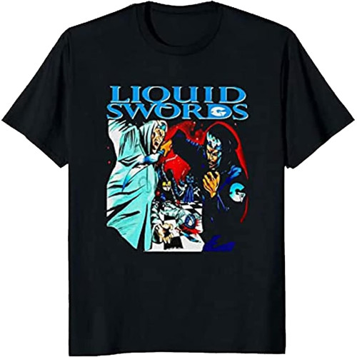 Liquid Swords Rapper T-Shirt Rapper Men Tee Liquid Swords Rapper T-Shirt Rapper Men Tee