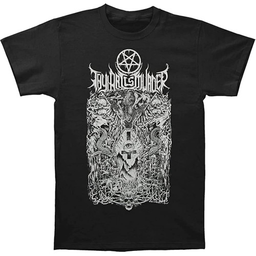Thy Art is Murder Men' Coffin T-Shirt Graphic Printed Black tee