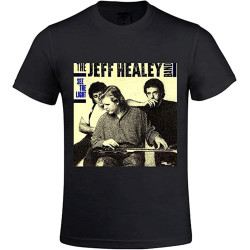 Jeff Healey Band See The Light Funny Tee Shirts for Men Black